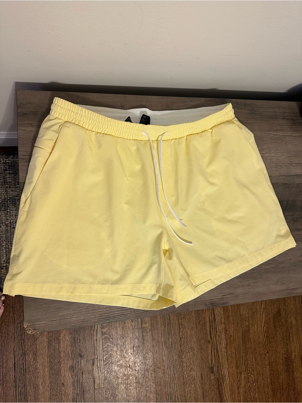 Lululemon yellow swim trunk shorts